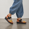 Load image into Gallery viewer, FLY LONDON YERE BLACK MULTICOLOUR