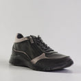 Load image into Gallery viewer, ZIERA PELLS BLACK PEWTER - Women Sneakers - Collective Shoes