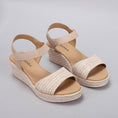 Load image into Gallery viewer, LE SANSA PILIA BEIGE - Women Sandals - Collective Shoes