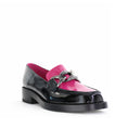 Load image into Gallery viewer, BRESLEY PLASMA BLACK HOT PINK - Women Loafers - Collective Shoes