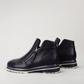 Load image into Gallery viewer, LE SANSA BASEL NAVY - Women Boots - Collective Shoes