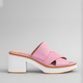 Load image into Gallery viewer, DJANGO & JULIETTE JEMBER PINK LEATHER - Women Heels - Collective Shoes