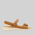 Load image into Gallery viewer, ZIERA BENJI DK TAN - ALMOND - Women Sandals - Collective Shoes