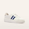 Load image into Gallery viewer, FRANKIE4 RILEY WHITE NAVY - Women Sneakers - Collective Shoes