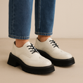 Load image into Gallery viewer, BRESLEY SLANT BONE PATENT - Women Oxford / Brogue Shoes - Collective Shoes