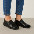 Load image into Gallery viewer, ZIERA JAVA BLACK PATENT - Women Casuals - Collective Shoes