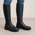 Load image into Gallery viewer, LE SANSA RILEY NAVY - Women High Boots - Collective Shoes