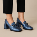 Load image into Gallery viewer, TAMARA LONDON BENATHON BLUE METALLIC - Women Heels - Collective Shoes