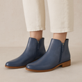 Load image into Gallery viewer, ZIERA SKYLARS NAVY - Women Boots - Collective Shoes
