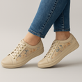 Load image into Gallery viewer, ZIERA DANNI ALMOND GOLD VINTAGE - Women sneakers - Collective Shoes