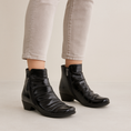 Load image into Gallery viewer, ZIERA CAMRYN BLACK PATENT - Women Boots - Collective Shoes