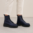 Load image into Gallery viewer, LE SANSA RADIANT NAVY - Women Boots - Collective Shoes