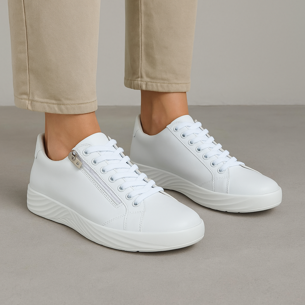 Sneaker White Dress Sandals Men's Vegan Leather Fashion Sneakers