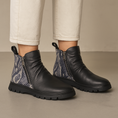 Load image into Gallery viewer, LE SANSA RUBEL BLACK PRINT - Women Boots - Collective Shoes