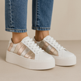 Load image into Gallery viewer, ALFIE & EVIE FRANCIS WHITE METALLIC - Women sneakers - Collective Shoes