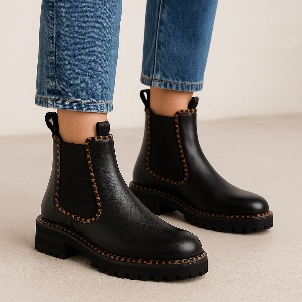 BRESLEY DODGE BLACK TAN – Collective Shoes