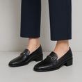 Load image into Gallery viewer, LE SANSA DJANGO BLACK CR - Women Loafers - Collective Shoes