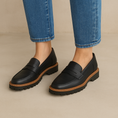 Load image into Gallery viewer, HUSH PUPPIES BEAU BLACK - Women Loafers - Collective Shoes