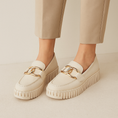 Load image into Gallery viewer, DJANGO & JULIETTE BRONTIS ALMOND - Women Loafers - Collective Shoes