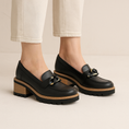 Load image into Gallery viewer, BRESLEY DOBBIE BLACK - Women Loafers - Collective Shoes