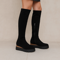 Load image into Gallery viewer, DJANGO & JULIETTE RAISHA BLACK - Women High Boots - Collective Shoes