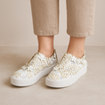 Load image into Gallery viewer, DJANGO & JULIETTE LILTERS WHITE GOLD - Women Sneakers - Collective Shoes