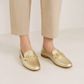 Load image into Gallery viewer, DJANGO & JULIETTE UTA PALE GOLD - Women Loafers - Collective Shoes