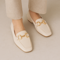 Load image into Gallery viewer, TAMARA LONDON BORGE MARSHMELLOW - Women Belle Flats - Collective Shoes