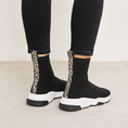Load image into Gallery viewer, Blanche Black Leopard - Women Boots - Collective Shoes