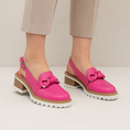 Load image into Gallery viewer, BRESLEY DOSILE HOT PINK LEATHER - Women Sandals - Collective Shoes