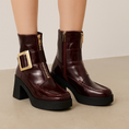 Load image into Gallery viewer, TAMARA LONDON BOONDOGGLE WINE - Women Boots - Collective Shoes