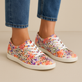 Load image into Gallery viewer, Ziera Dima Orange Floral - Women sneakers - Collective Shoes