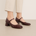 Load image into Gallery viewer, NAKED ARCHES SAUCE MERLOT PATENT - Women Sandals - Collective Shoes