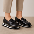 Load image into Gallery viewer, DJANGO & JULIETTE EAILA BLACK PATENT - Women Loafers - Collective Shoes