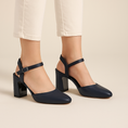 Load image into Gallery viewer, DJANGO & JULIETTE KARENT NAVY - Women Sandals - Collective Shoes