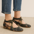 Load image into Gallery viewer, LE SANSA BOSS RED FLORAL PRINT - Women Sandals - Collective Shoes