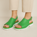 Load image into Gallery viewer, LE SANSA BRIAR FERN GREEN - Women Sandals - Collective Shoes