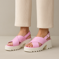 Load image into Gallery viewer, LE SANSA FRANCE PINK - Women Sandals - Collective Shoes