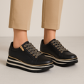 Load image into Gallery viewer, DJANGO & JULIETTE EAMMES BLACK - Women Sneakers - Collective Shoes