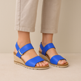 Load image into Gallery viewer, LE SANSA EVITA ROYAL BLUE - Women Sandals - Collective Shoes