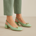 Load image into Gallery viewer, BRESLEY SANCHO SAGE PAT - Women Sandals - Collective Shoes
