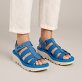 Load image into Gallery viewer, FLY LONDON YOJI AZURRE - Women Sandals - Collective Shoes