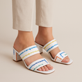 Load image into Gallery viewer, DJANGO & JULIETTE JOLLIE WHITE - Women Mules - Collective Shoes