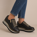 Load image into Gallery viewer, DJANGO & JULIETTE EAMMES BLACK - Women Sneakers - Collective Shoes