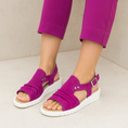 Load image into Gallery viewer, DJANGO & JULIETTE MADIS FUCHSIA - Women Sandals - Collective Shoes