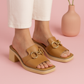 Load image into Gallery viewer, DJANGO & JULIETTE JAMMS TAN - Women Heels - Collective Shoes