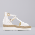 Load image into Gallery viewer, DJANGO & JULIETTE ALEXYS IVORY - Women Sandals - Collective Shoes