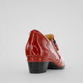 Load image into Gallery viewer, ZIERA CAMDEN DARK RED PATENT - Women Heels - Collective Shoes