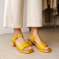 Load image into Gallery viewer, LE SANSA RYALAY MUSTARD - Women Sandals - Collective Shoes