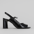 Load image into Gallery viewer, DJANGO & JULIETTE KORNEL BLACK PATENT - Women Sandals - Collective Shoes